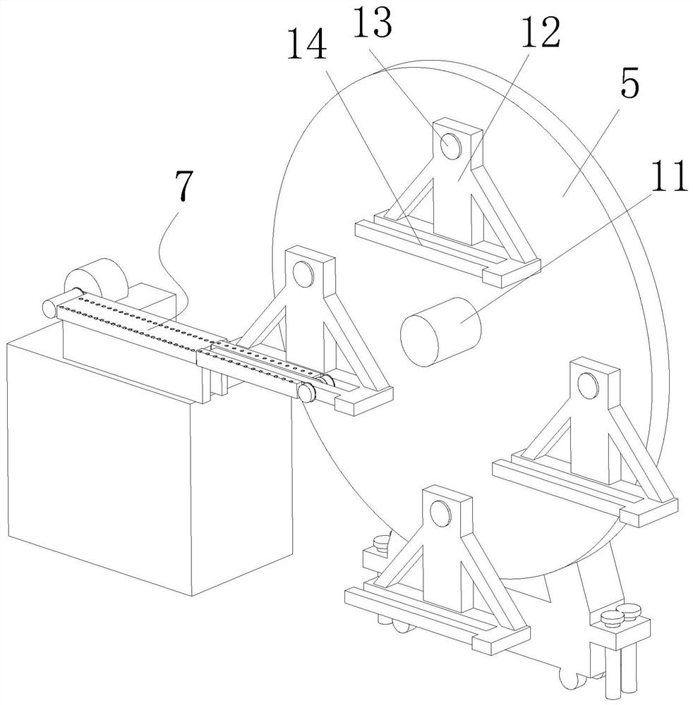 An up and down conveying device for a grease box