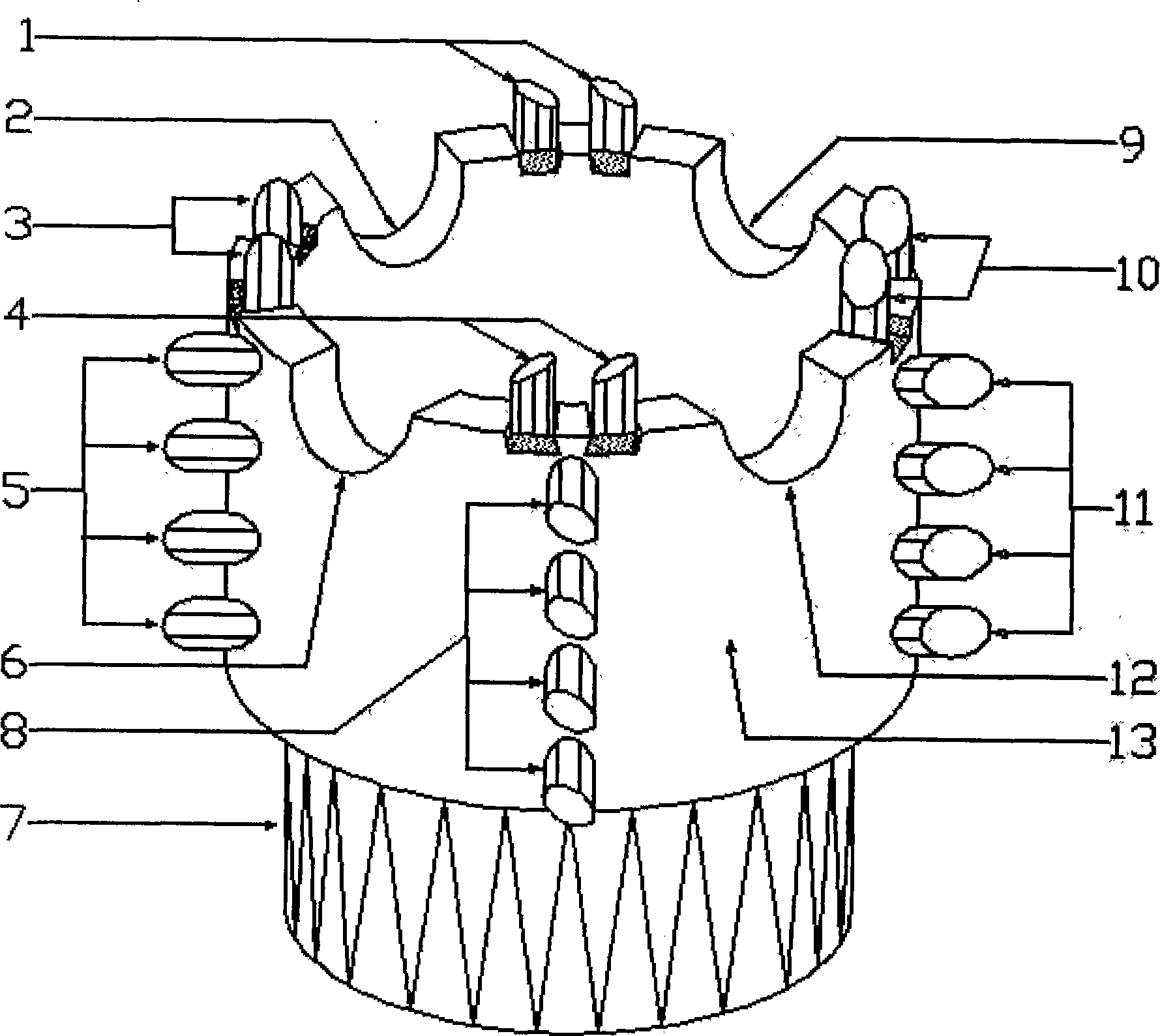 Ultra-deep drilling bit apparatus for high tailing dam