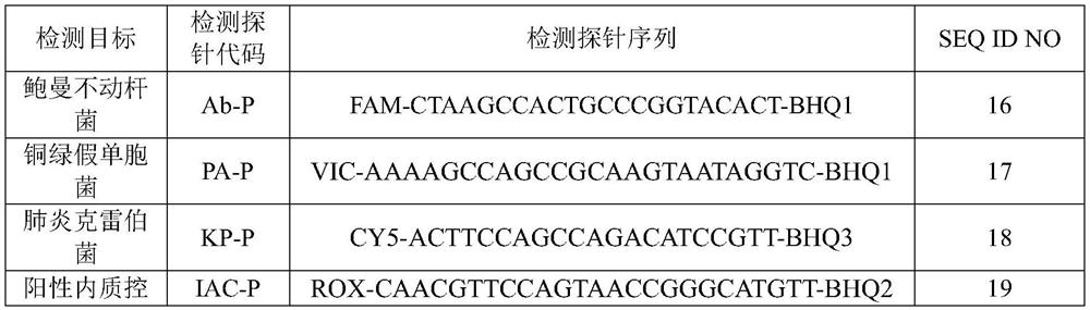 Nucleic acid reagent, kit, system and method for detecting pathogenic bacteria of bloodstream infection