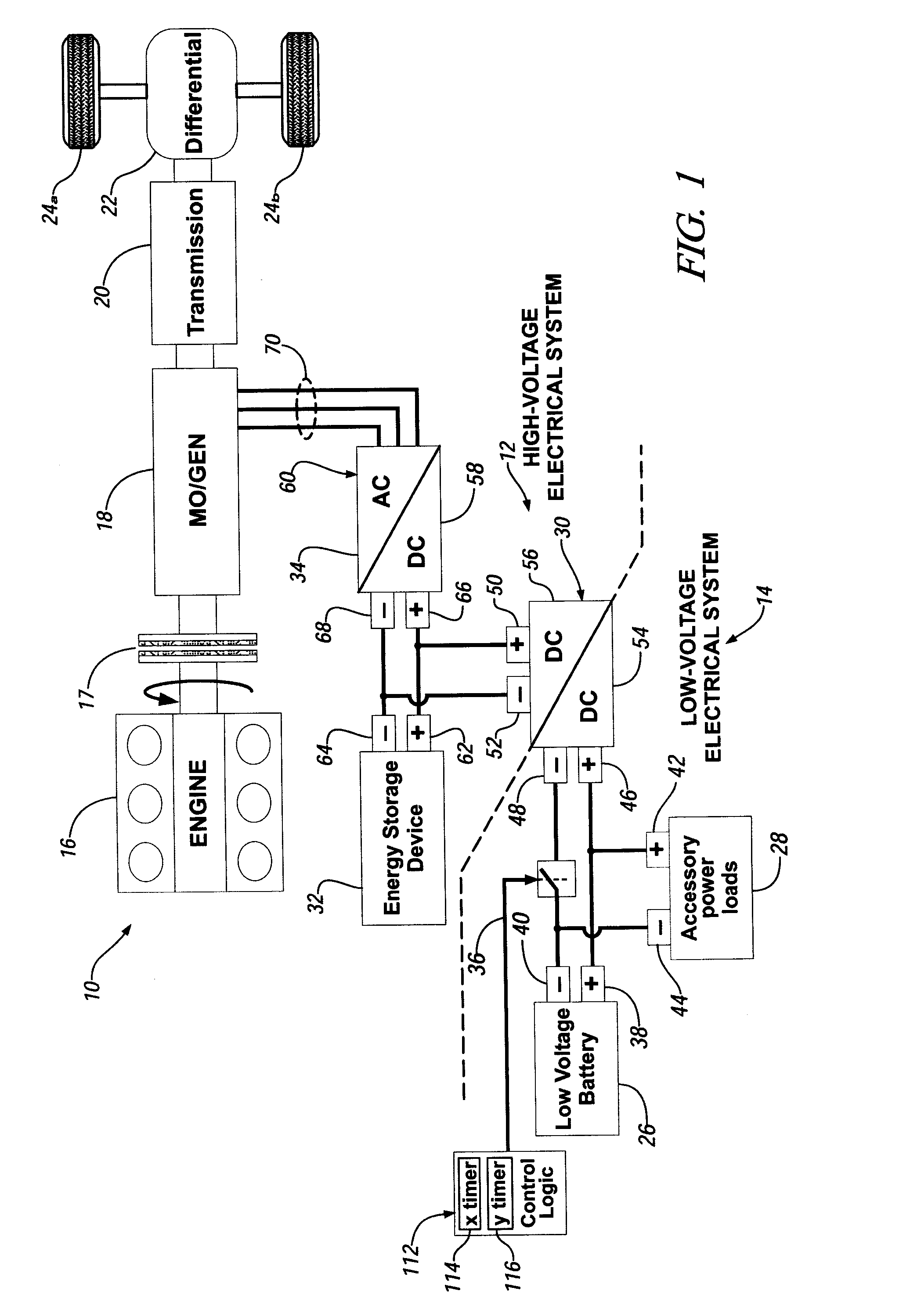 Vehicular Electrical System and Control Method Therefor