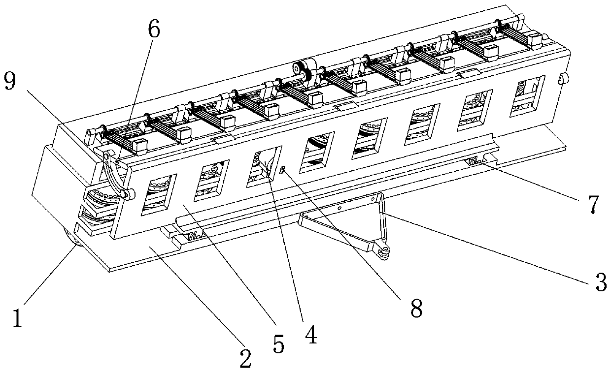 Screening and storage system of electronically controlled rice precision hole direct seeding machine