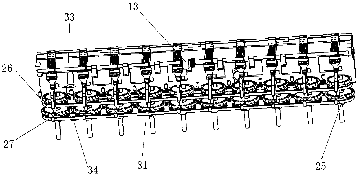 Screening and storage system of electronically controlled rice precision hole direct seeding machine