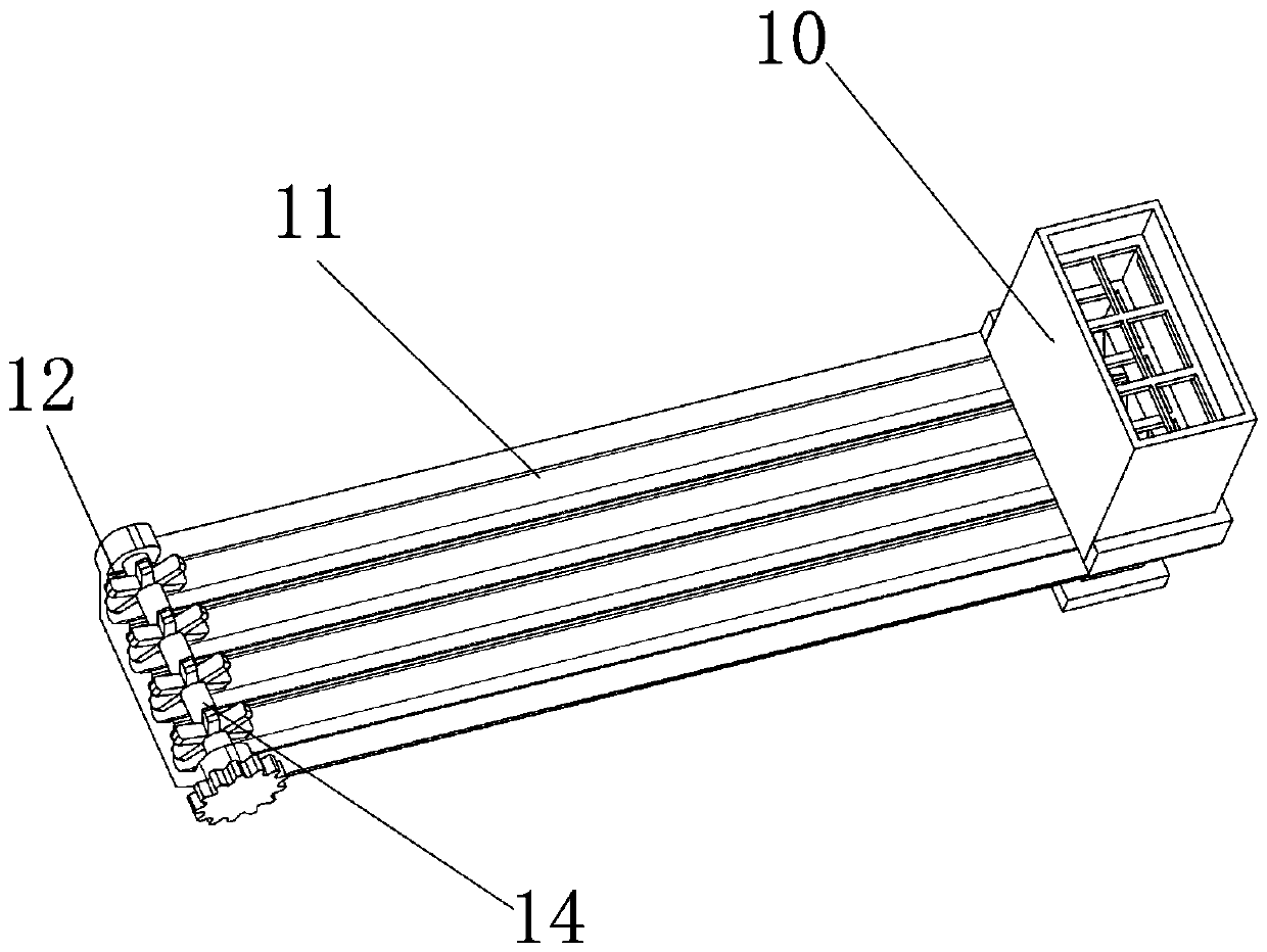 Screening and storage system of electronically controlled rice precision hole direct seeding machine