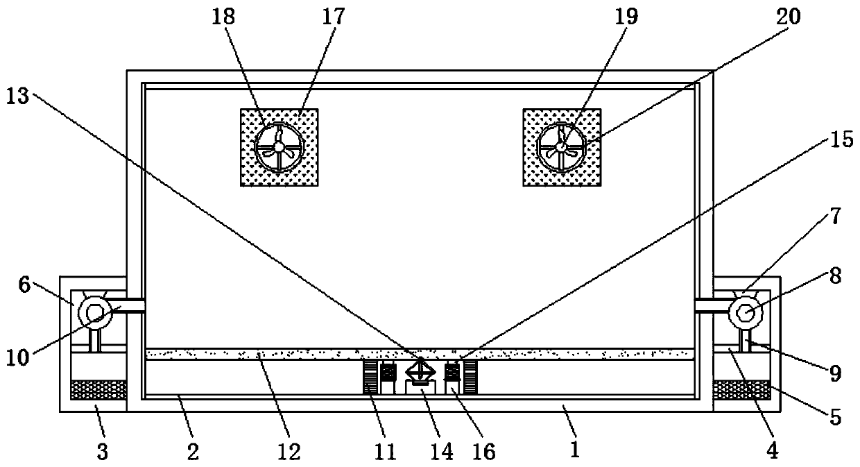 Gas drying room with dangerous situation detection and alarming function