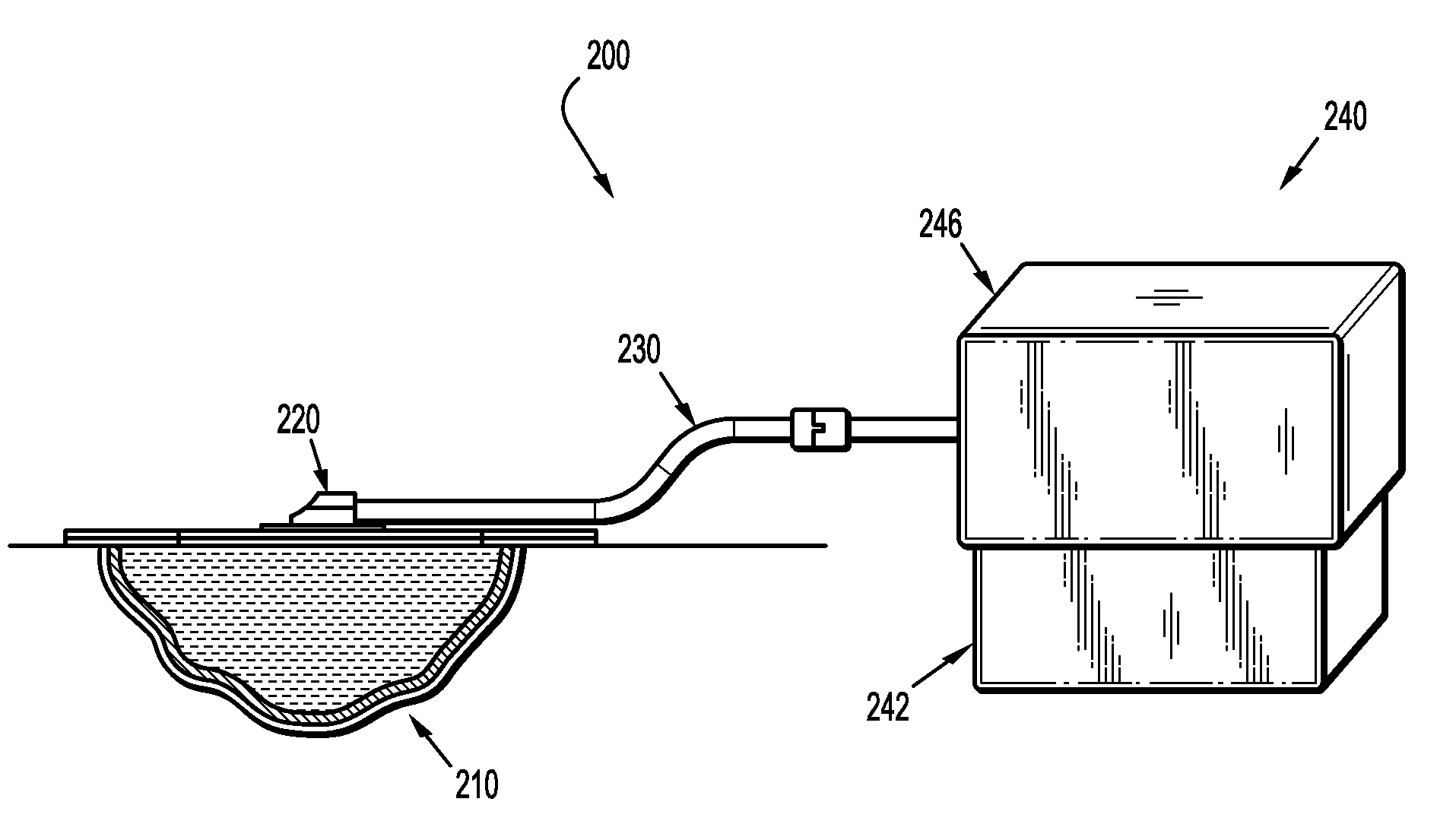 Orientation independent canister for a negative pressure wound therapy device