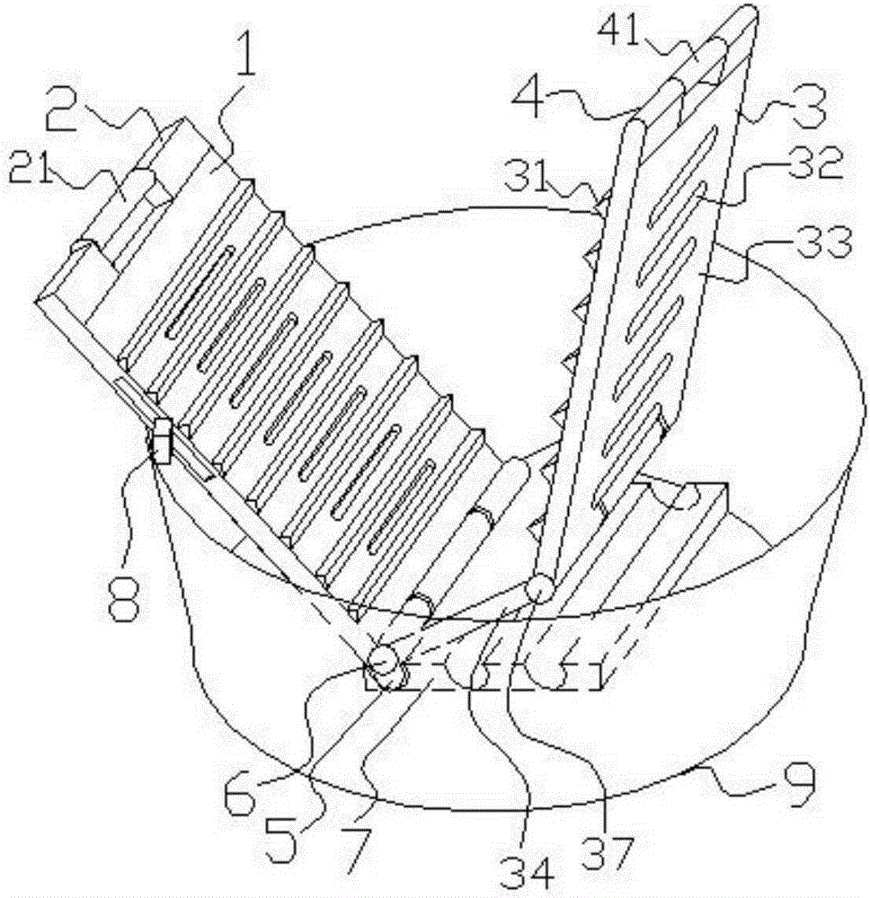 A manual laundry device