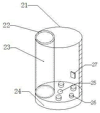 Sensing detection device suitable for electrode and sensitive element replacement at constant temperature