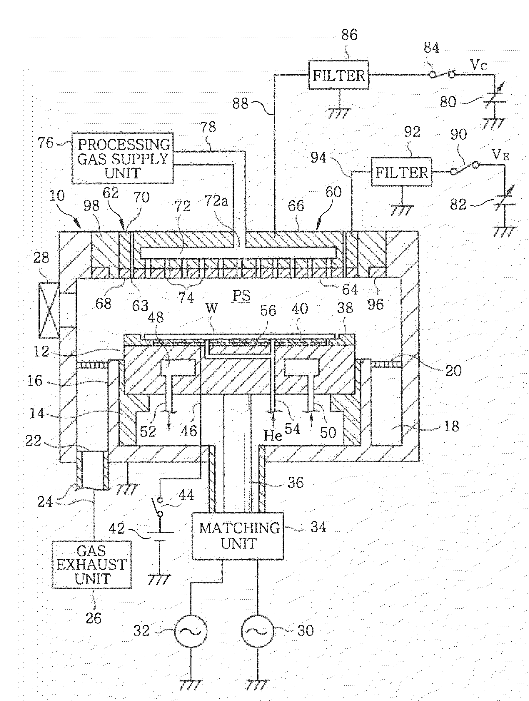 Plasma processing apparatus and plasma etching method