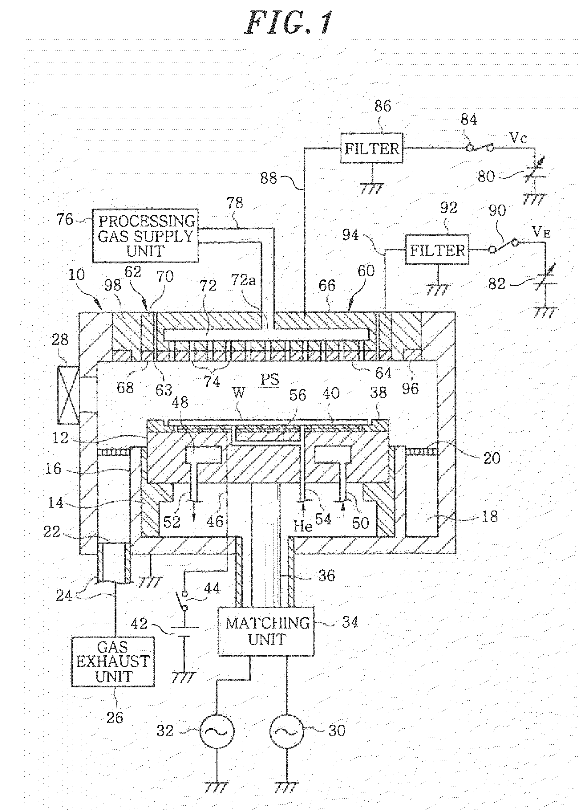 Plasma processing apparatus and plasma etching method