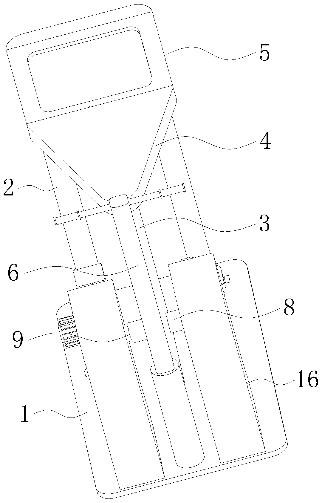 Double-leg buckling posture driving auxiliary device