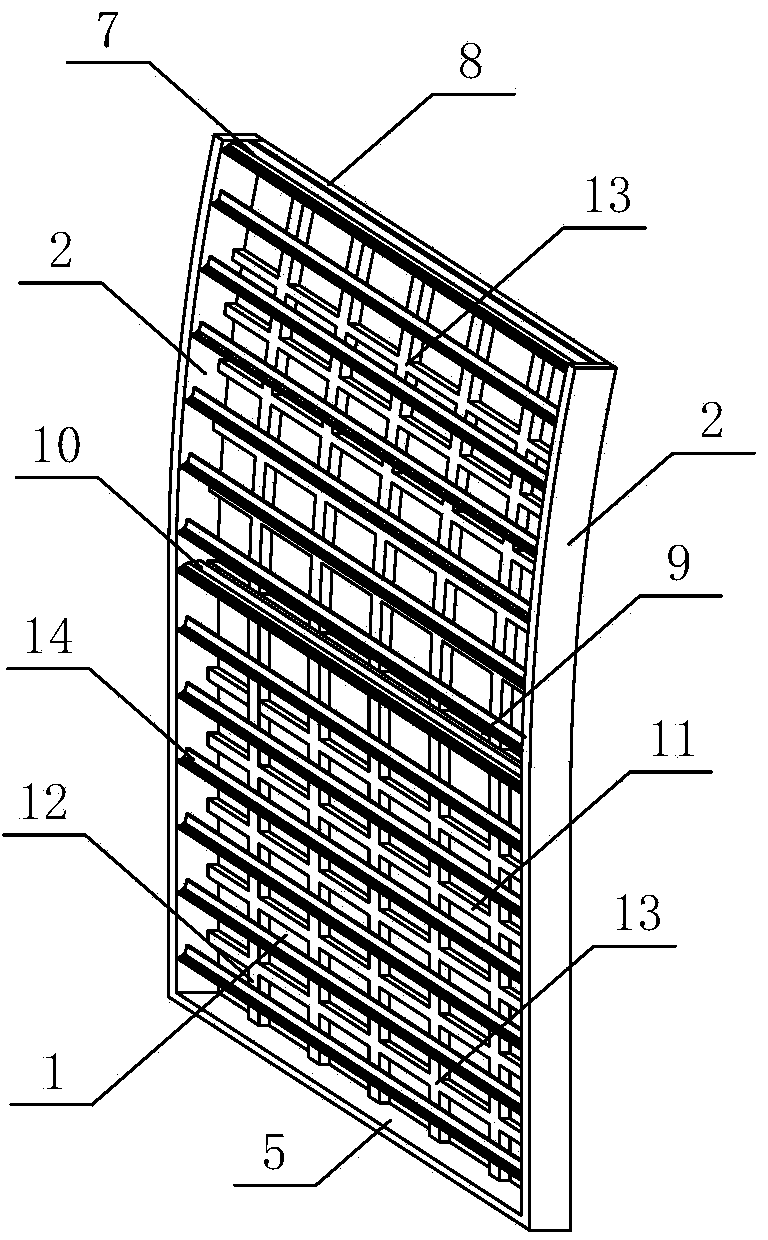 Flow guide type air barrier