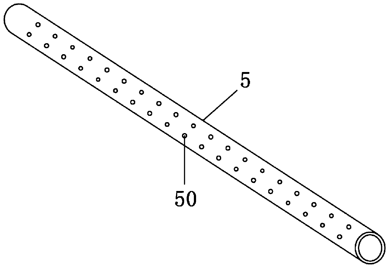 Efficient composite phosphorus removal type farmland tail water treatment system and preparation method thereof