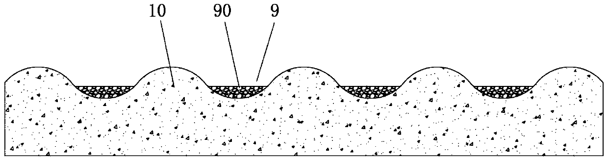 Efficient composite phosphorus removal type farmland tail water treatment system and preparation method thereof