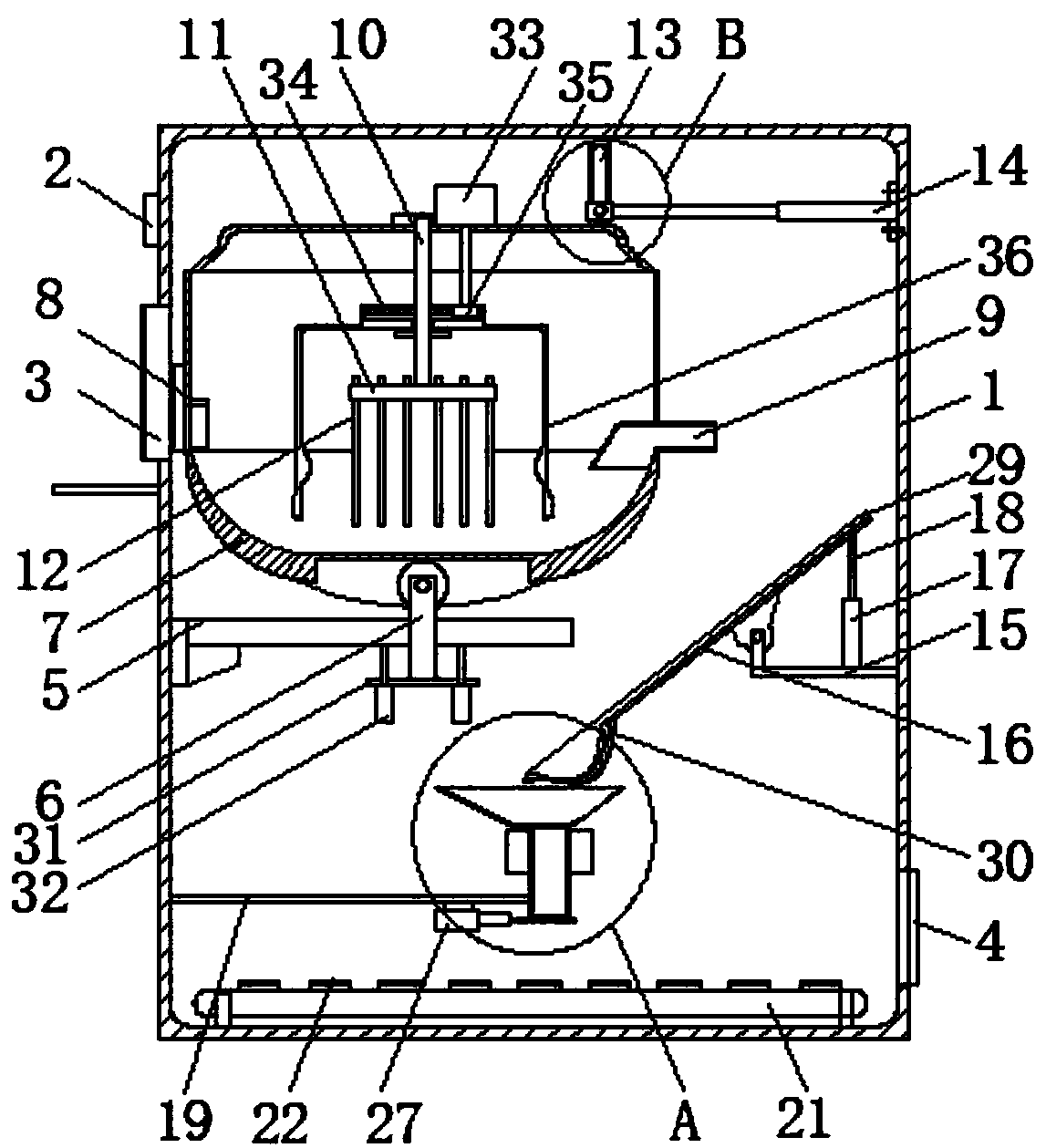 Machining all-in-one machine used for beryllium bronze blank