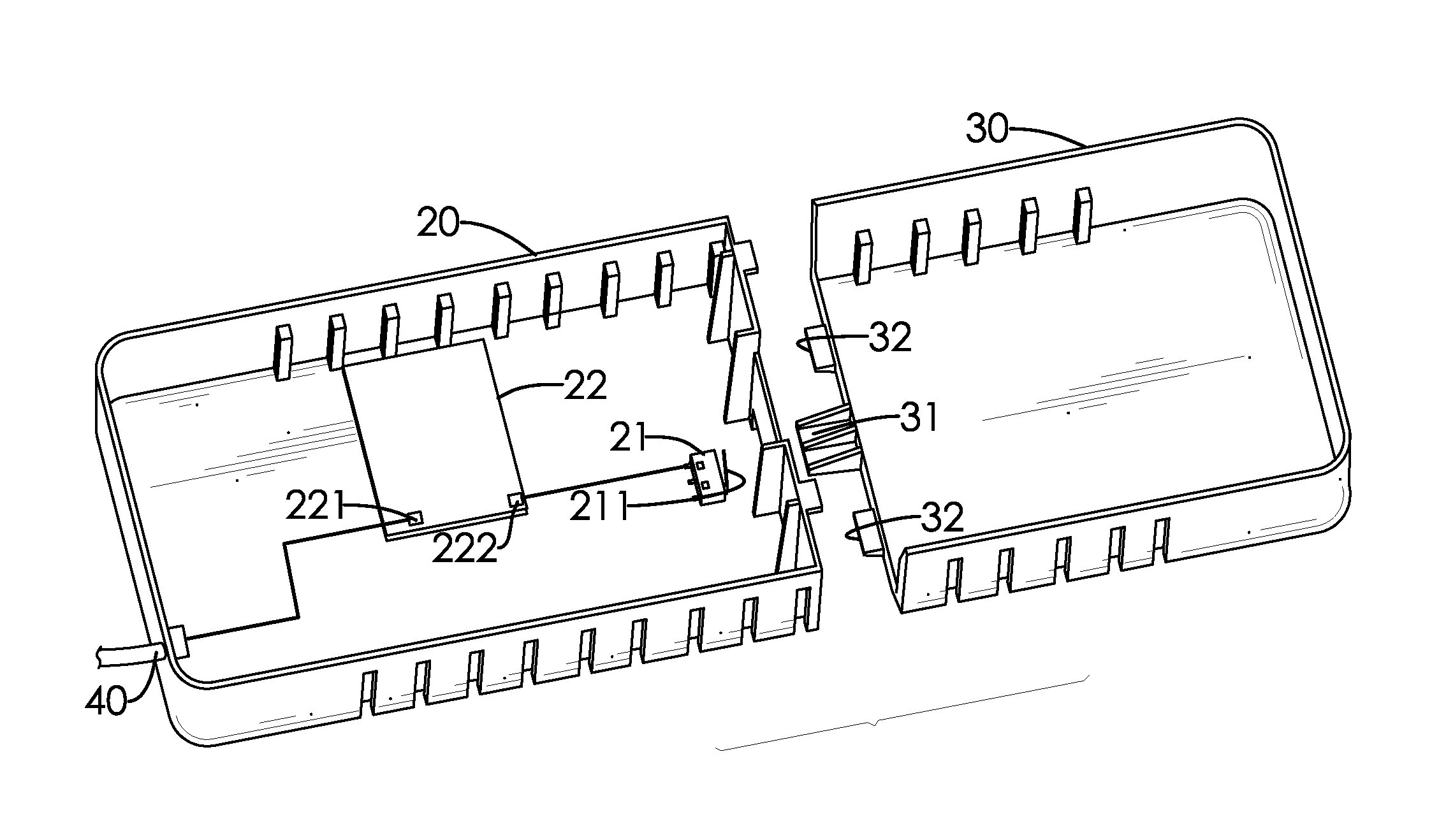 Uninterruptible power supply with a power isolation circuit loop