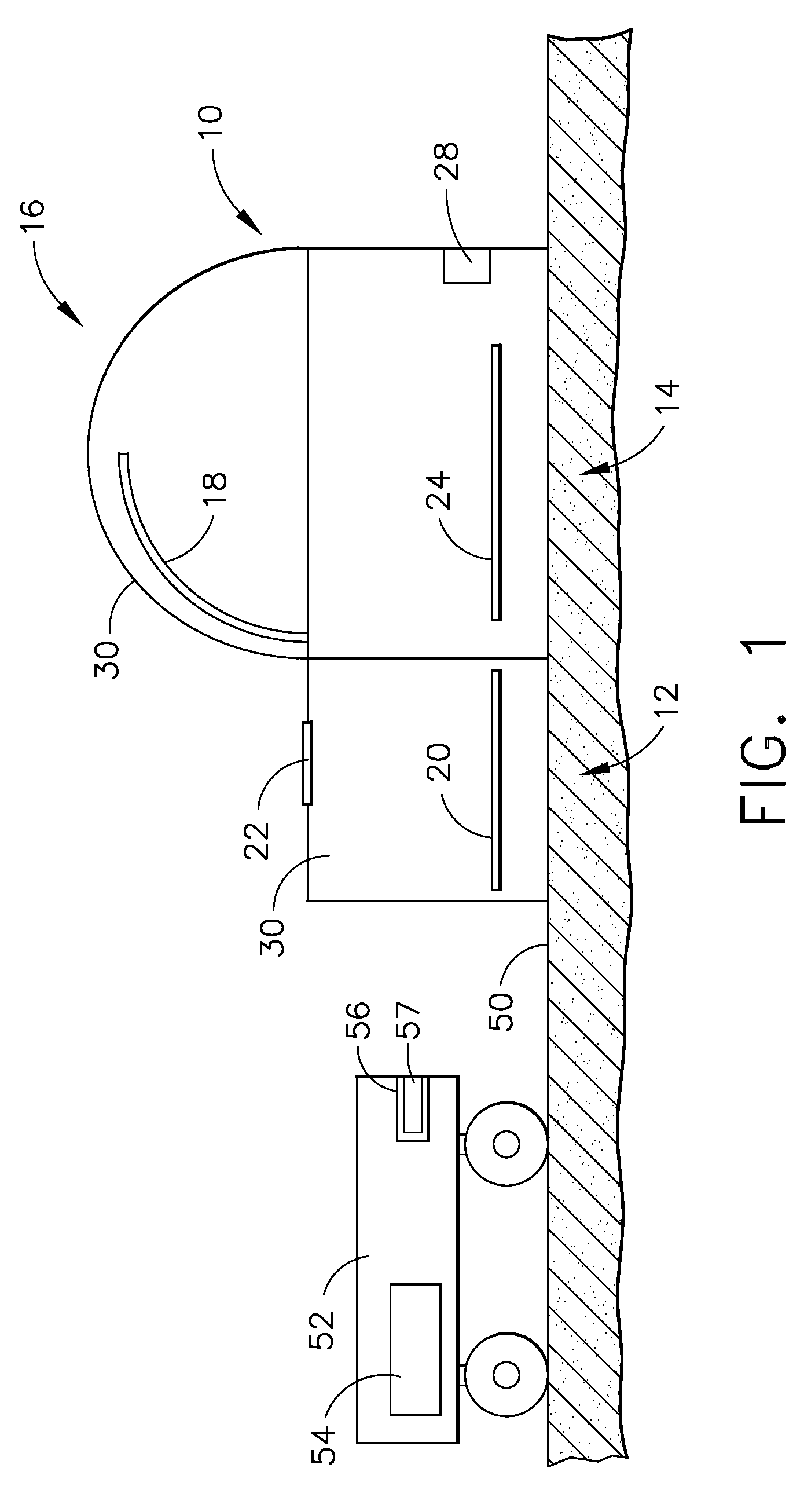 Inflatable docking station/garage for Mars rover