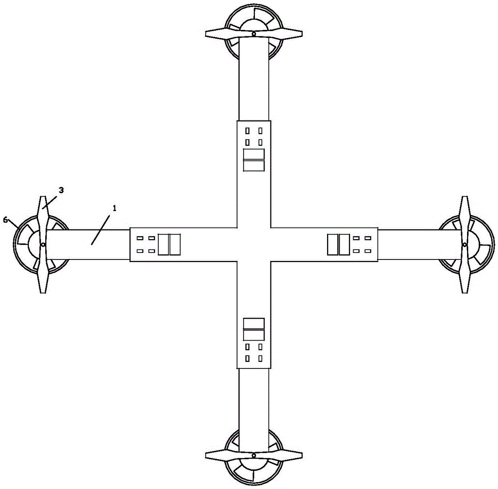 Implementation method for aerial photography aircraft