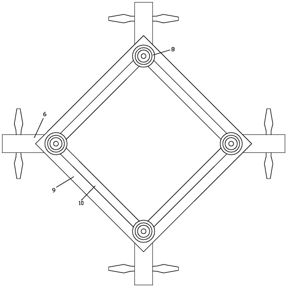 Implementation method for aerial photography aircraft