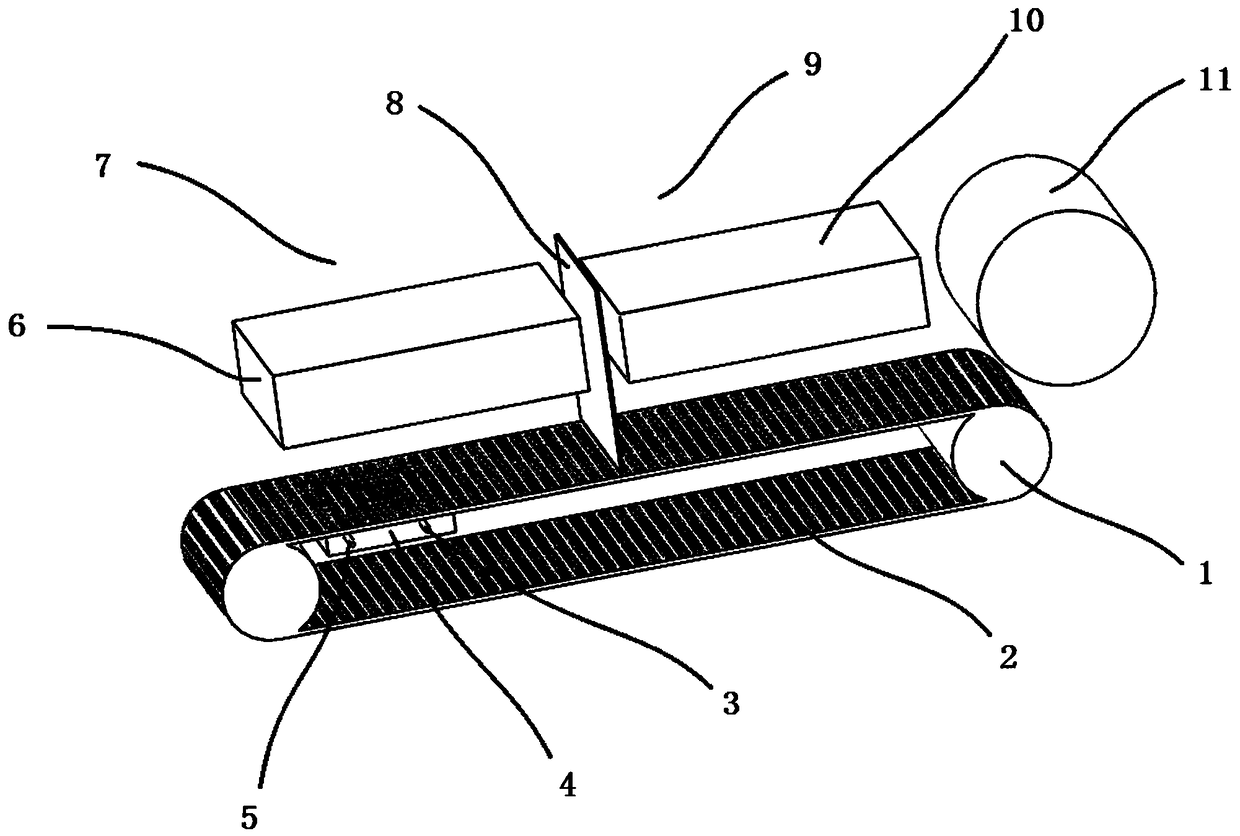 Surface antibacterial non-woven fabric processing device