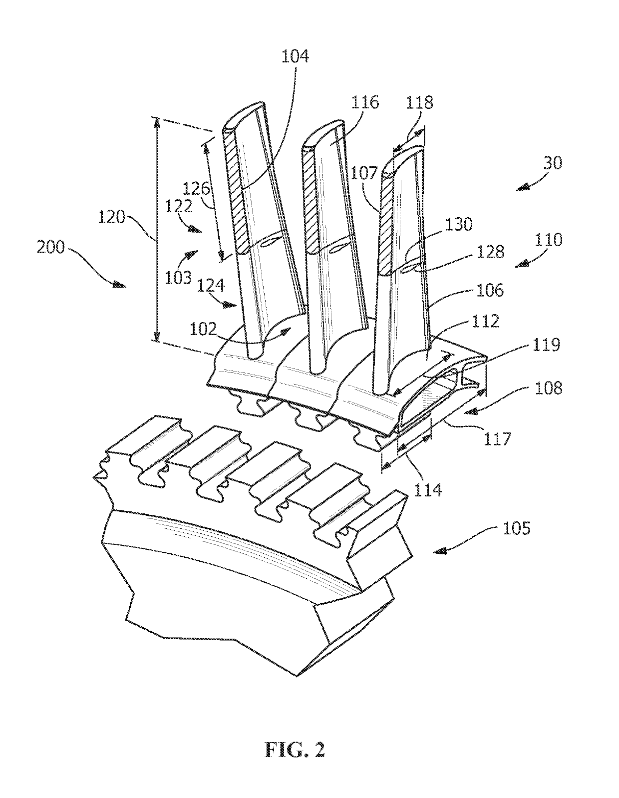 Turbine bucket assembly and turbine system