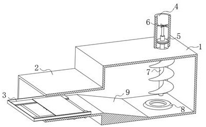 Solid waste treatment incineration device convenient to operate