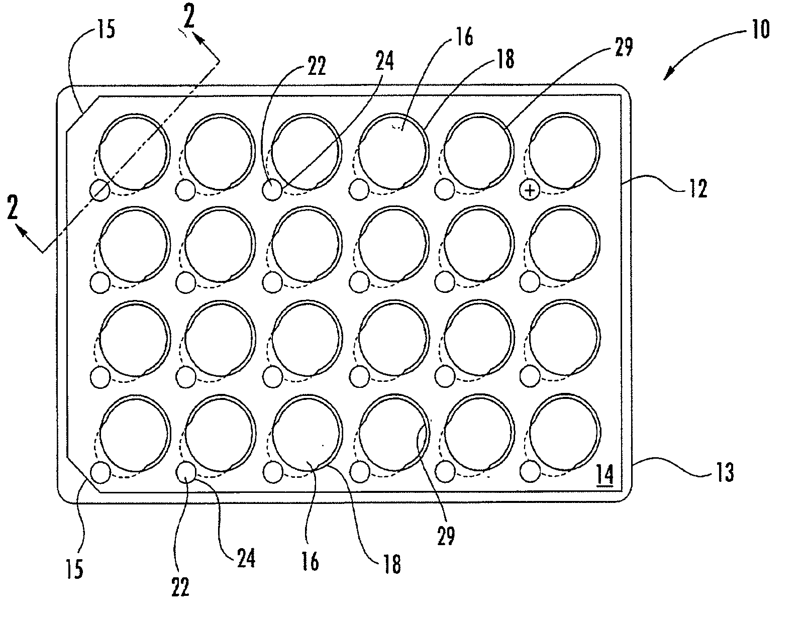 Plate and method for high throughput screening