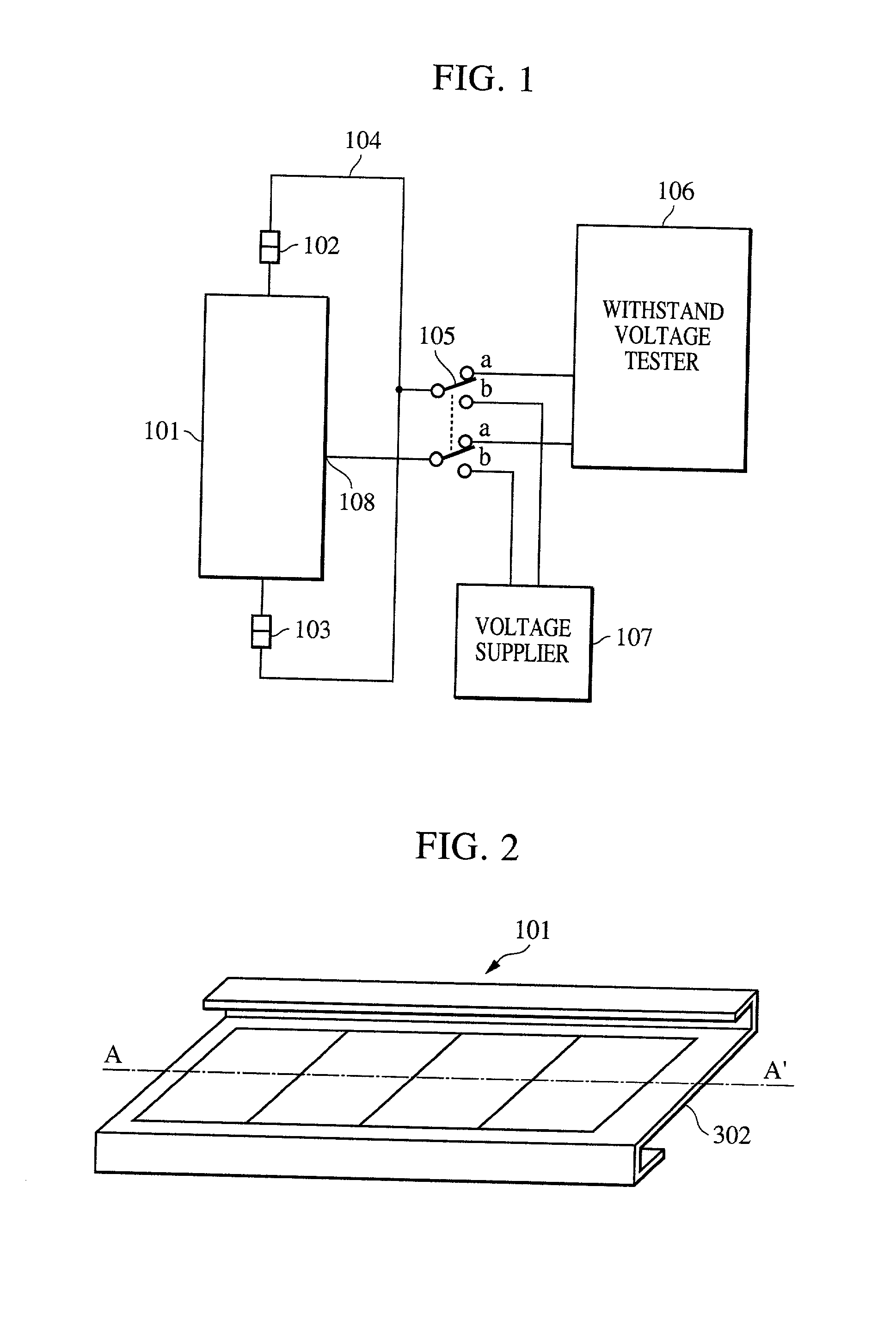 Method and apparatus for testing solar panel, manufacturing method for manufacturing the solar panel, method and apparatus for inspecting solar panel generating system, insulation resistance measuring apparatus, and withstand voltage tester