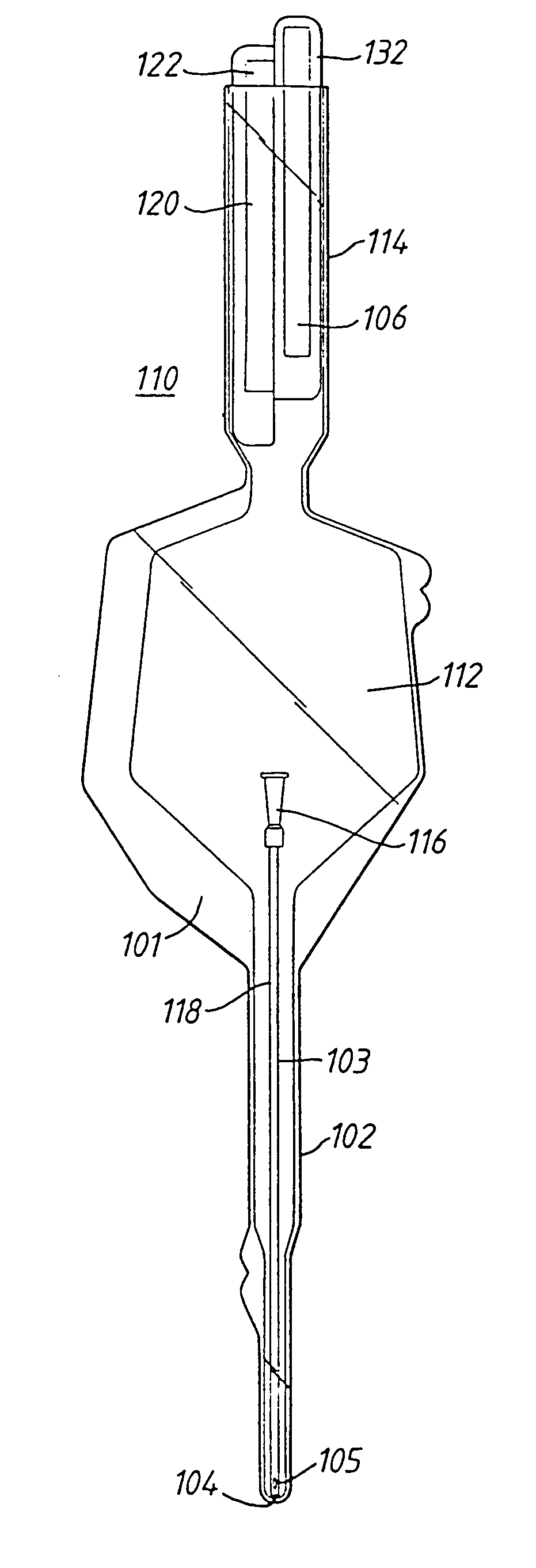 Hydrophilic urinary catheter having a water-containing sachet