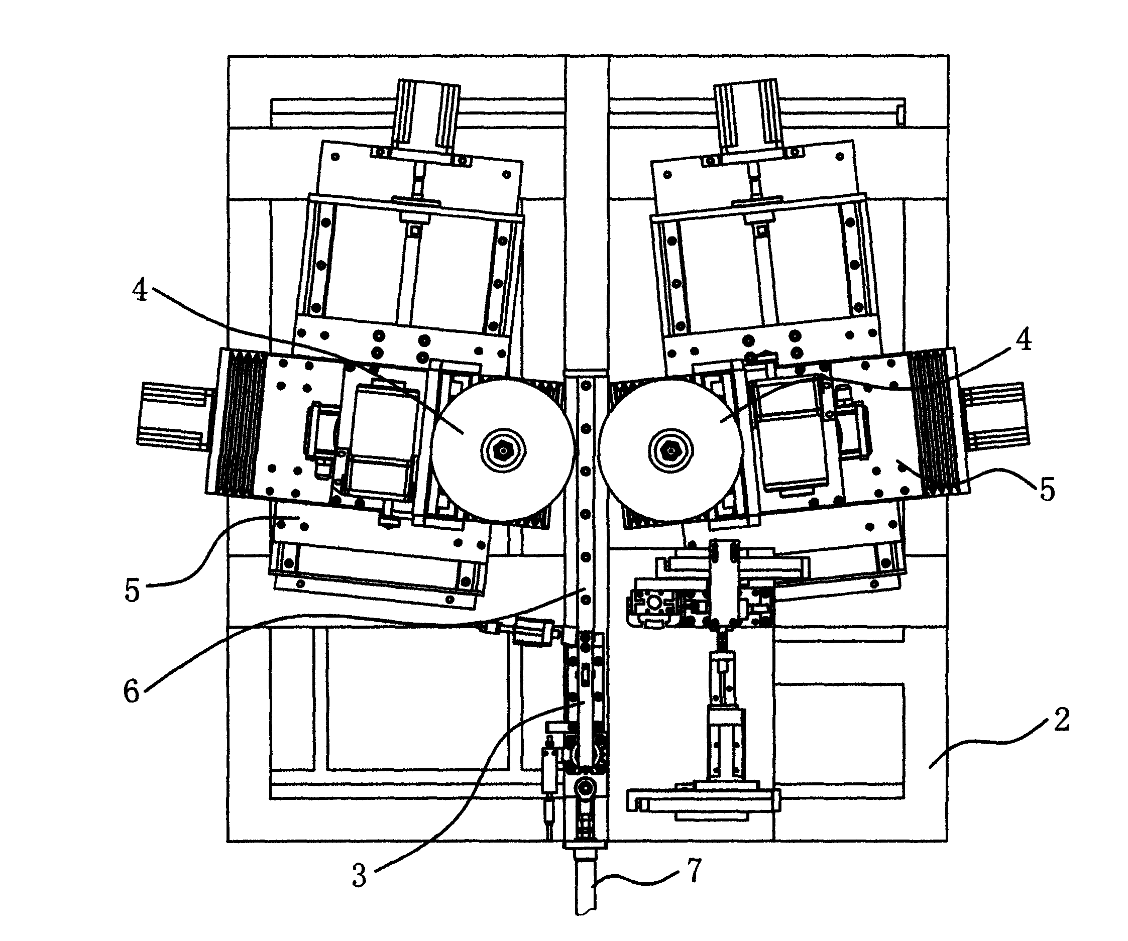 Diamond tool bit slope grinding device