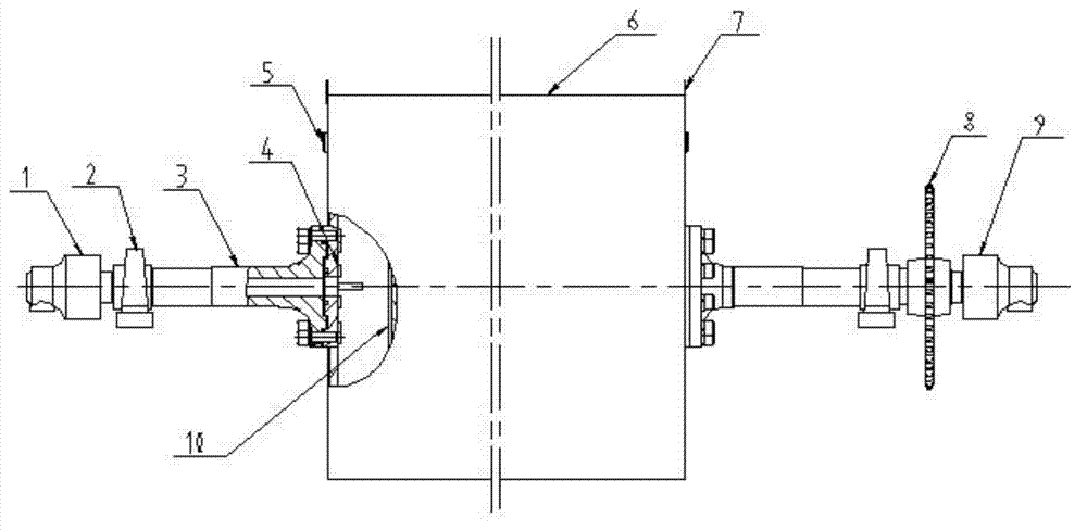 Drying roller for stripping machine