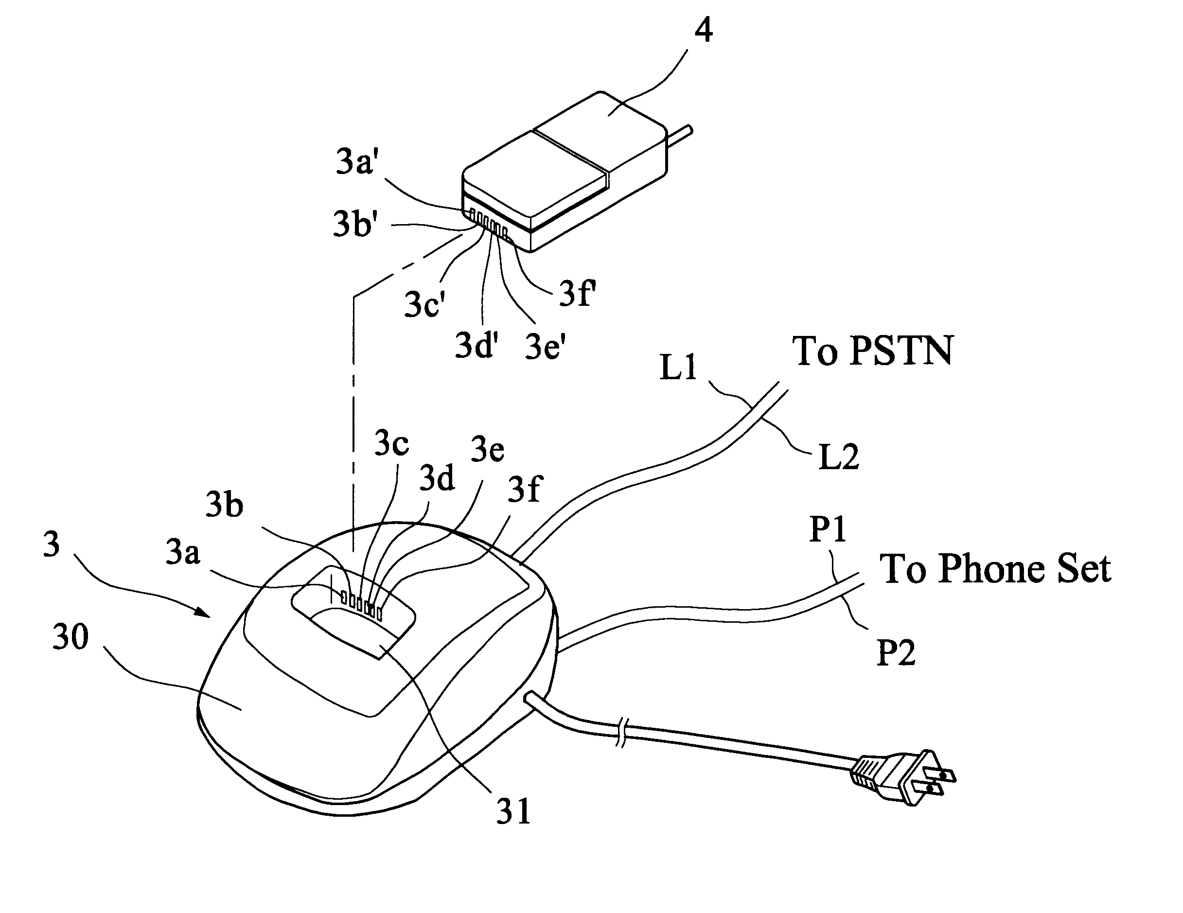 Control device for forwarding incoming call from mobile phone to phone set coupled to public telecom network