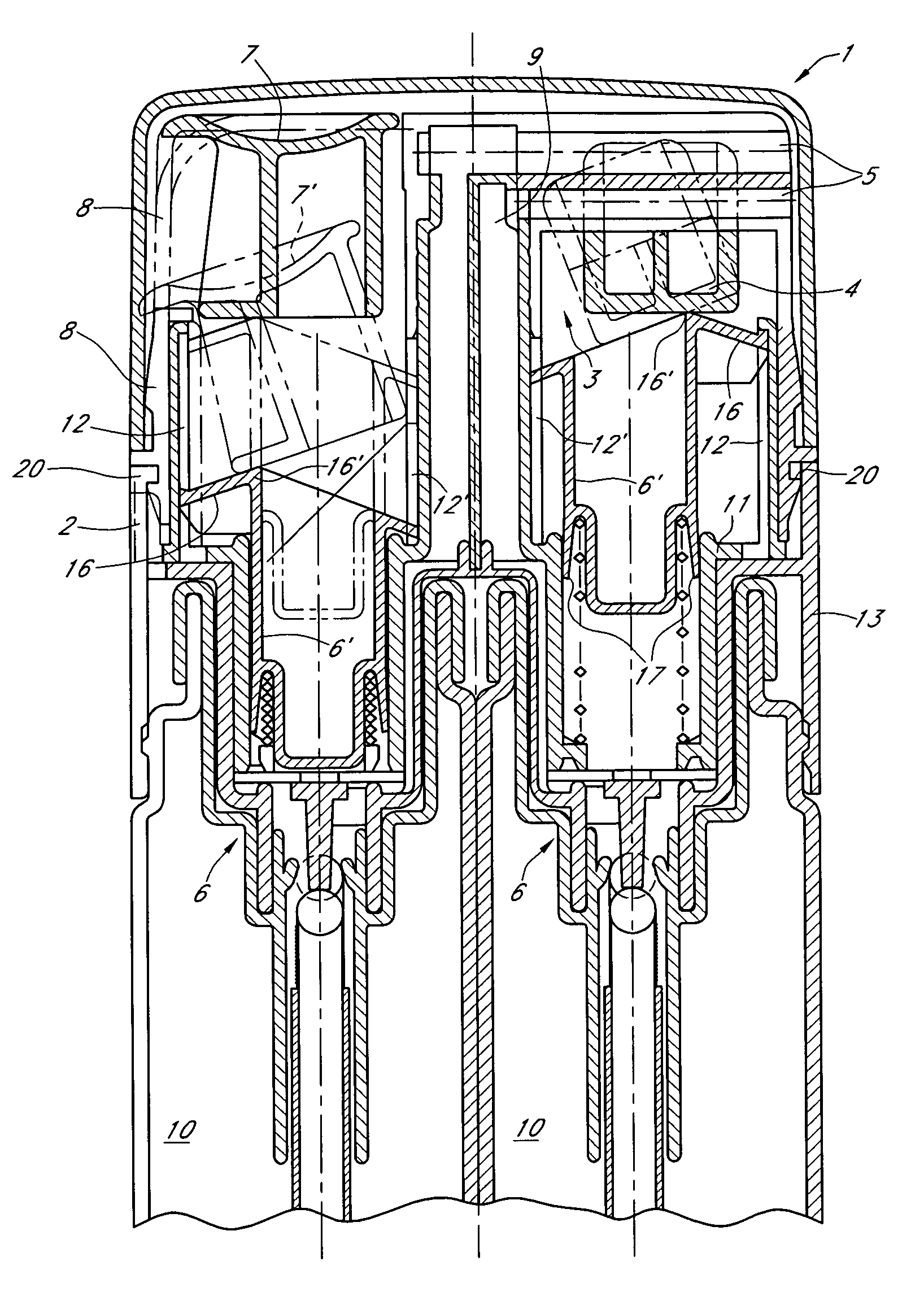 Dosing dispenser