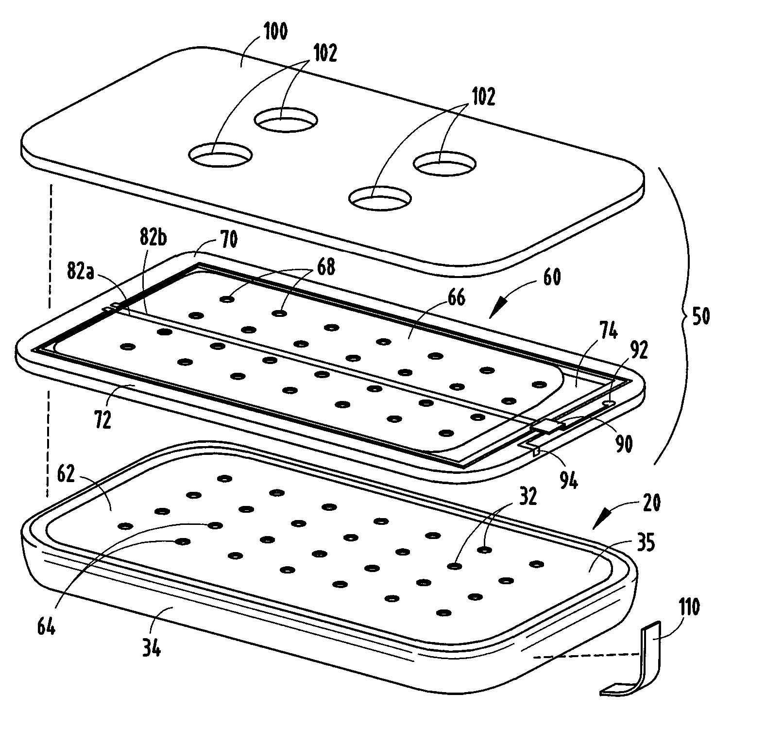 Fluid Manager Having a Chassis-Mounted Actuator and a Battery Including the Same