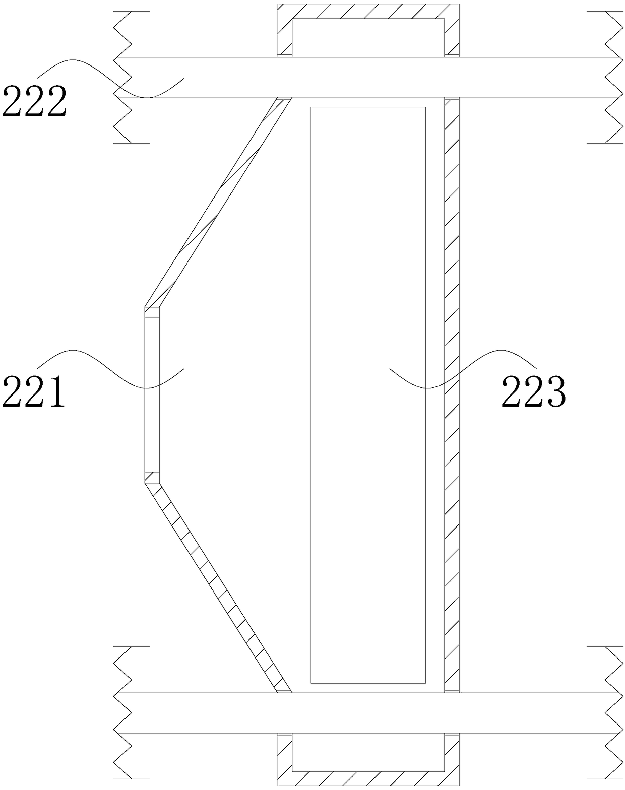 Accelerating-air-flow dust exhaust apparatus for rock tunnel construction in cold region