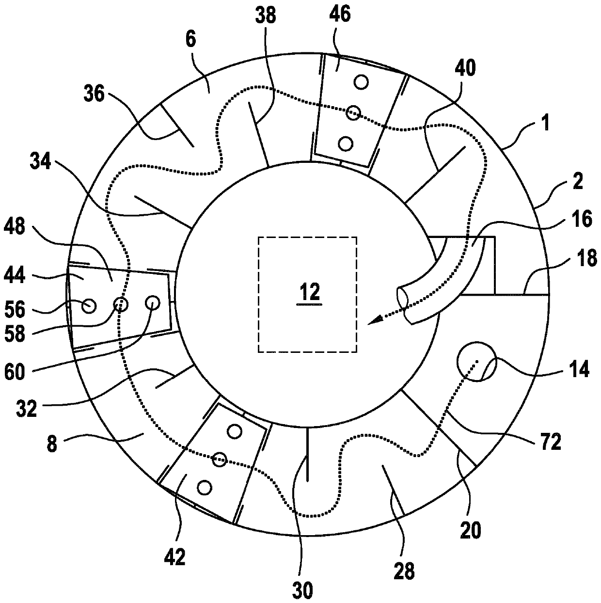 Tank, and electrohydraulic compact assembly having a tank