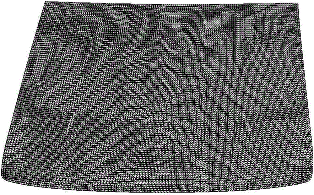 Method for simulating break of windscreen by using EFGM in car crash