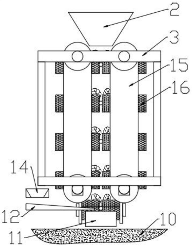 Seedling planting device for sapling planting and using method thereof