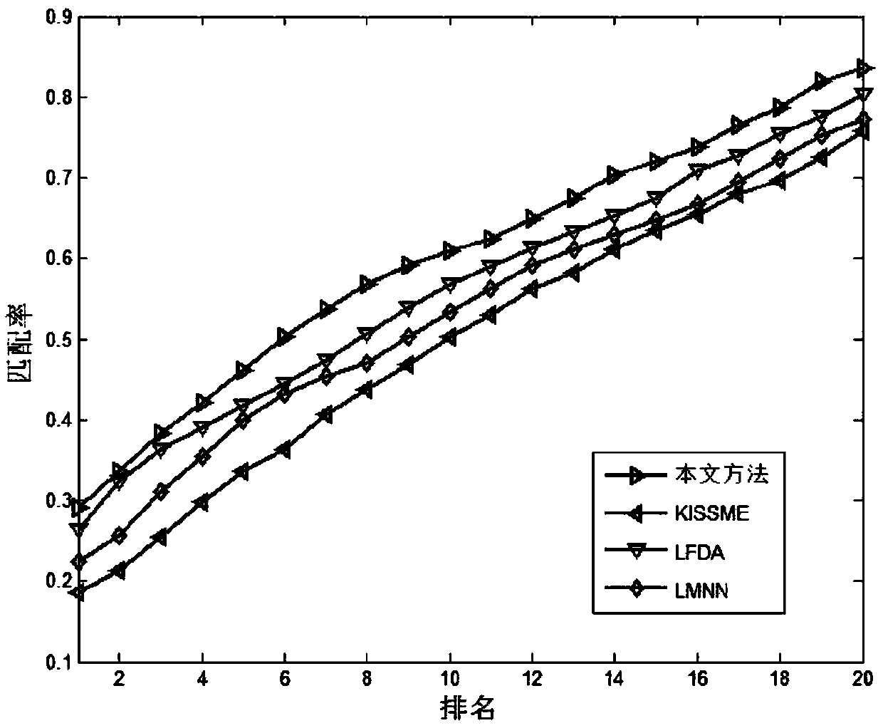 Pedestrian re-recognition method based on migration learning