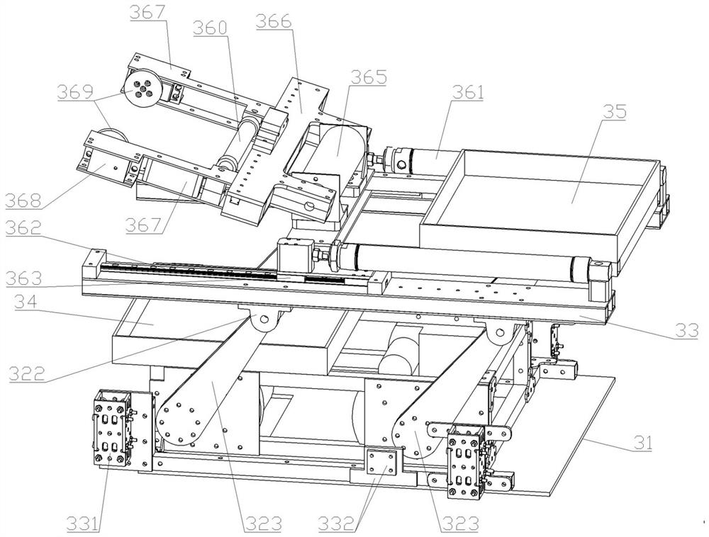 Garbage container transfer robot and method