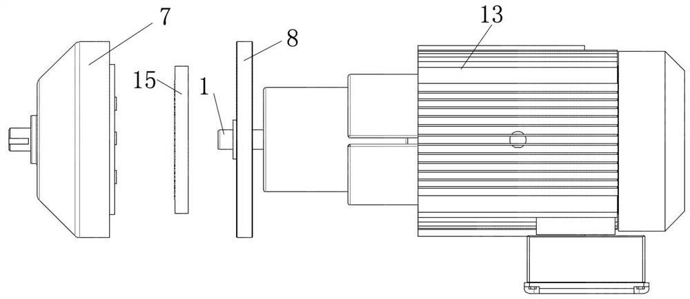 Explosion-proof combined permanent magnet electromechanical integrated machine and assembly method