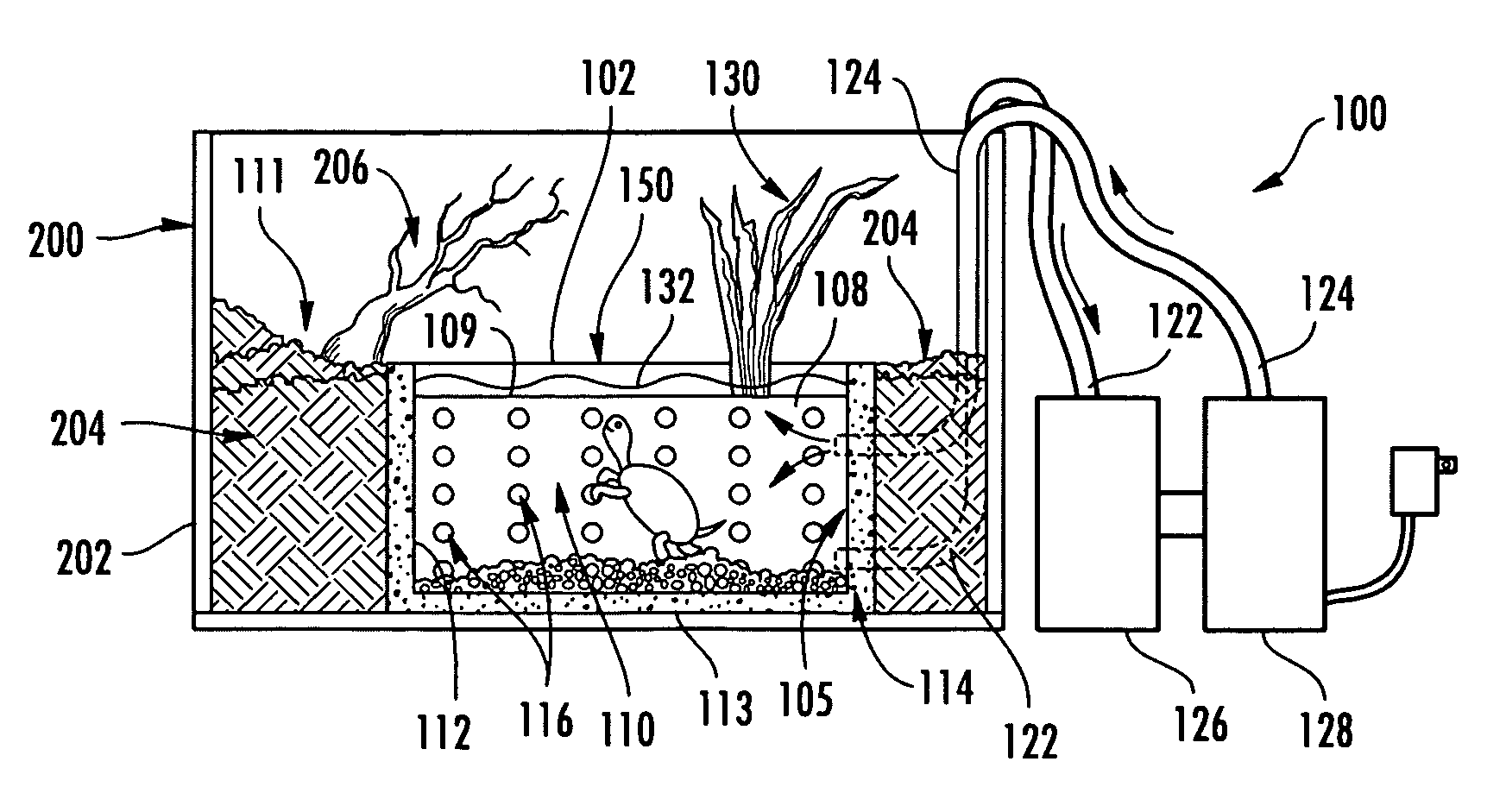 Vivarium and filtration system