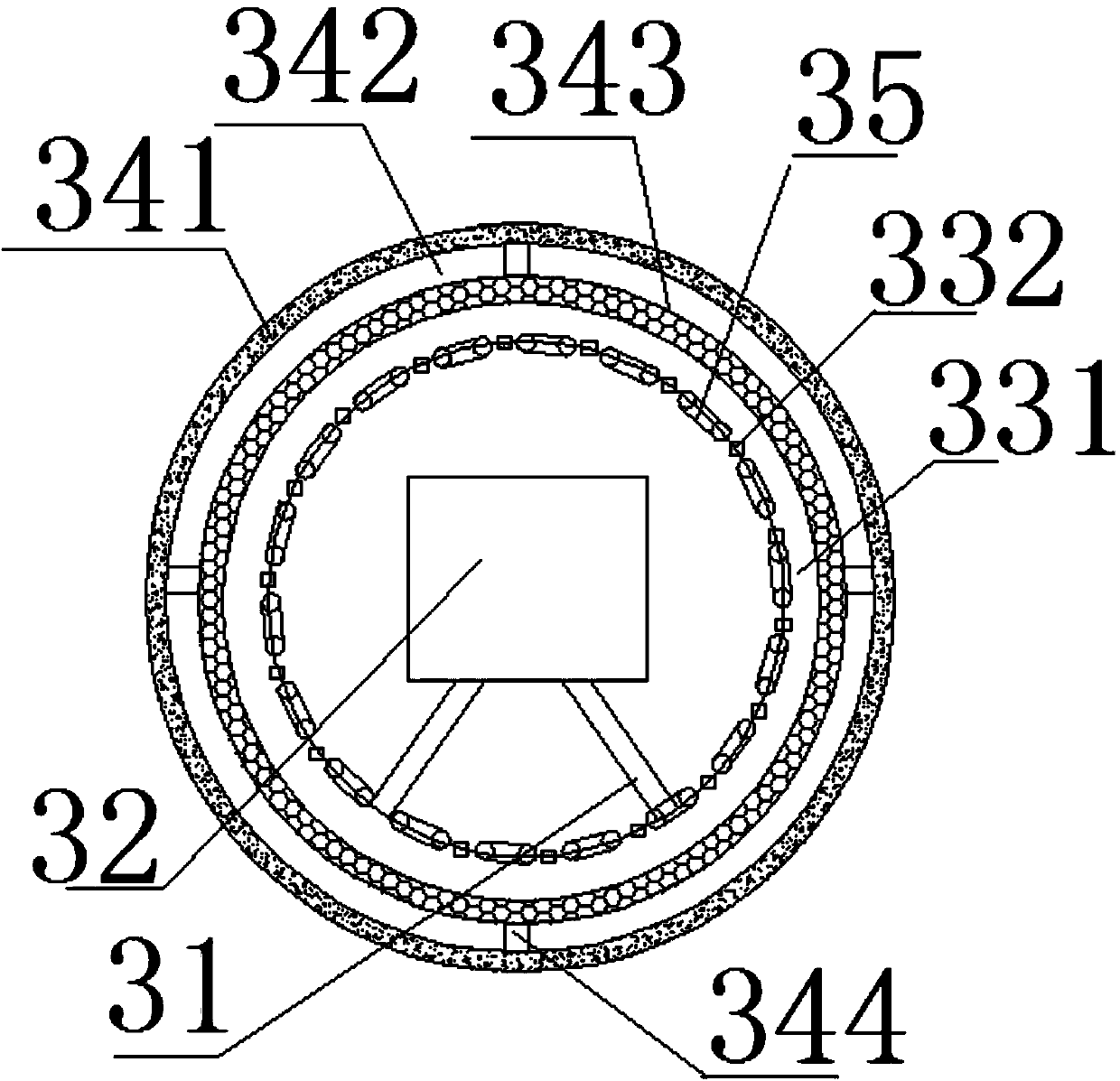 Anticorrosive pollution-discharge dry-purification operation-monitoring three-chamber vacuum furnace