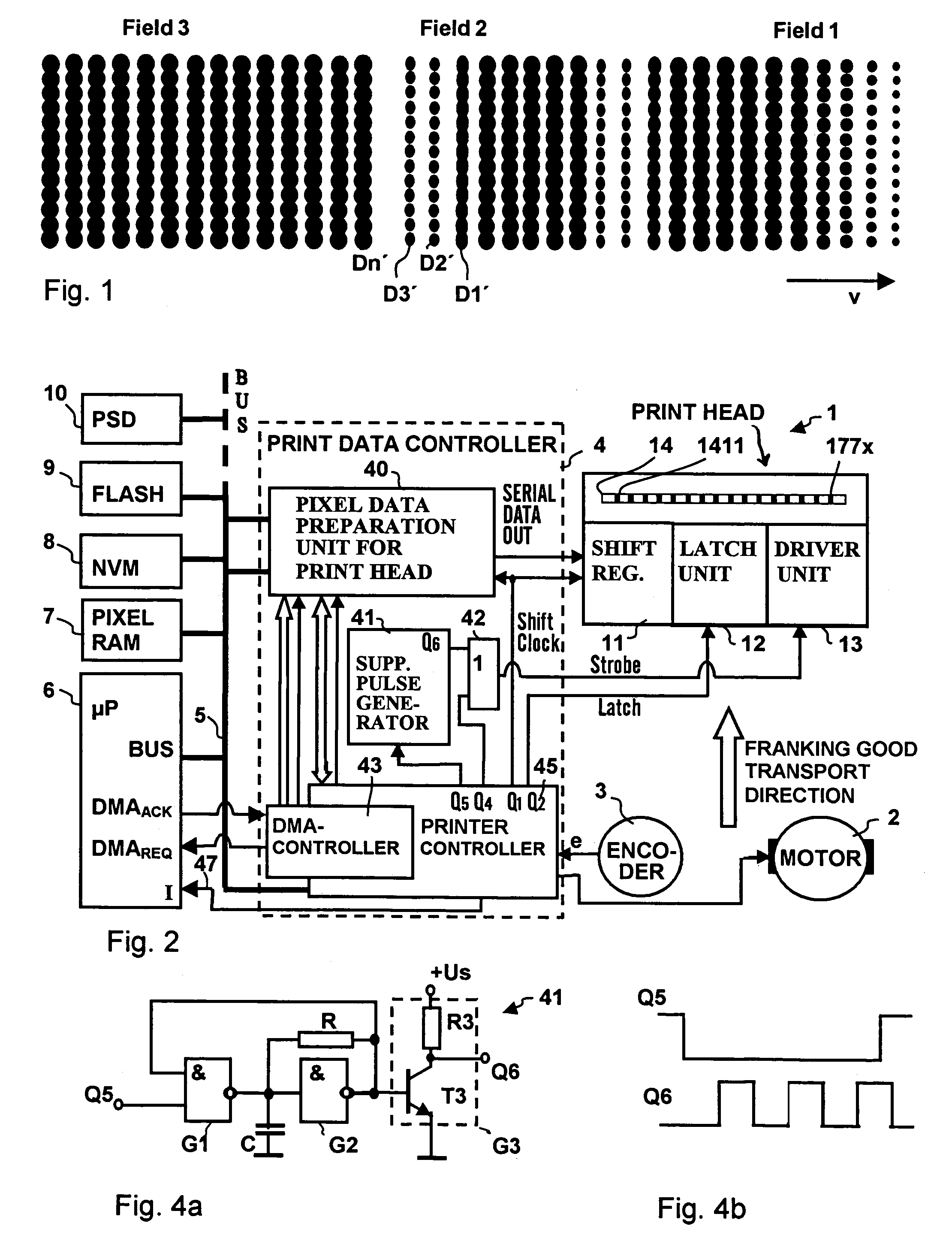 Arrangement and method for activation of a thermotransfer print head