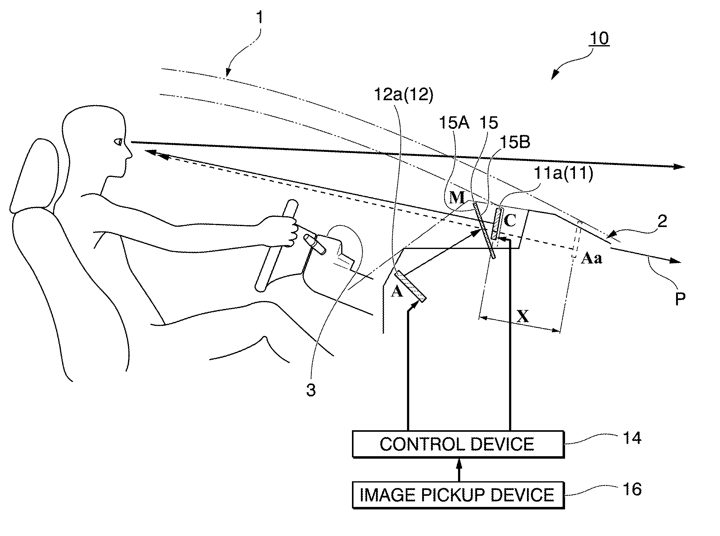 Vehicle display apparatus