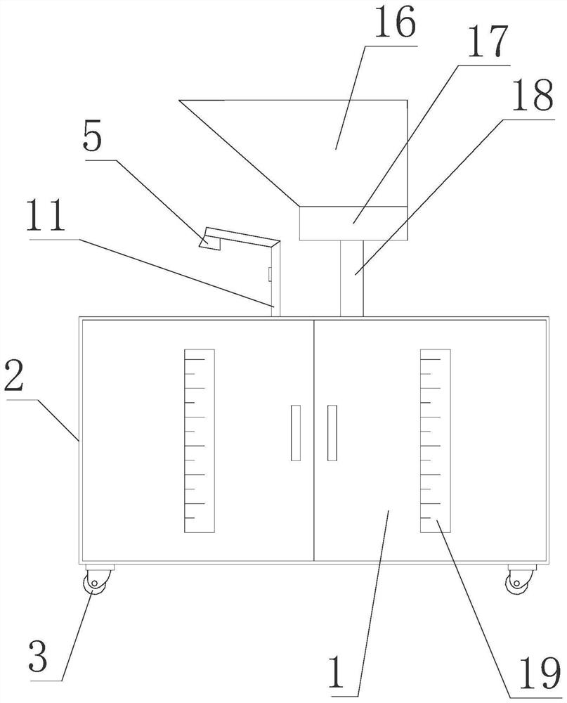 Disinfection nursing device for surgical operation