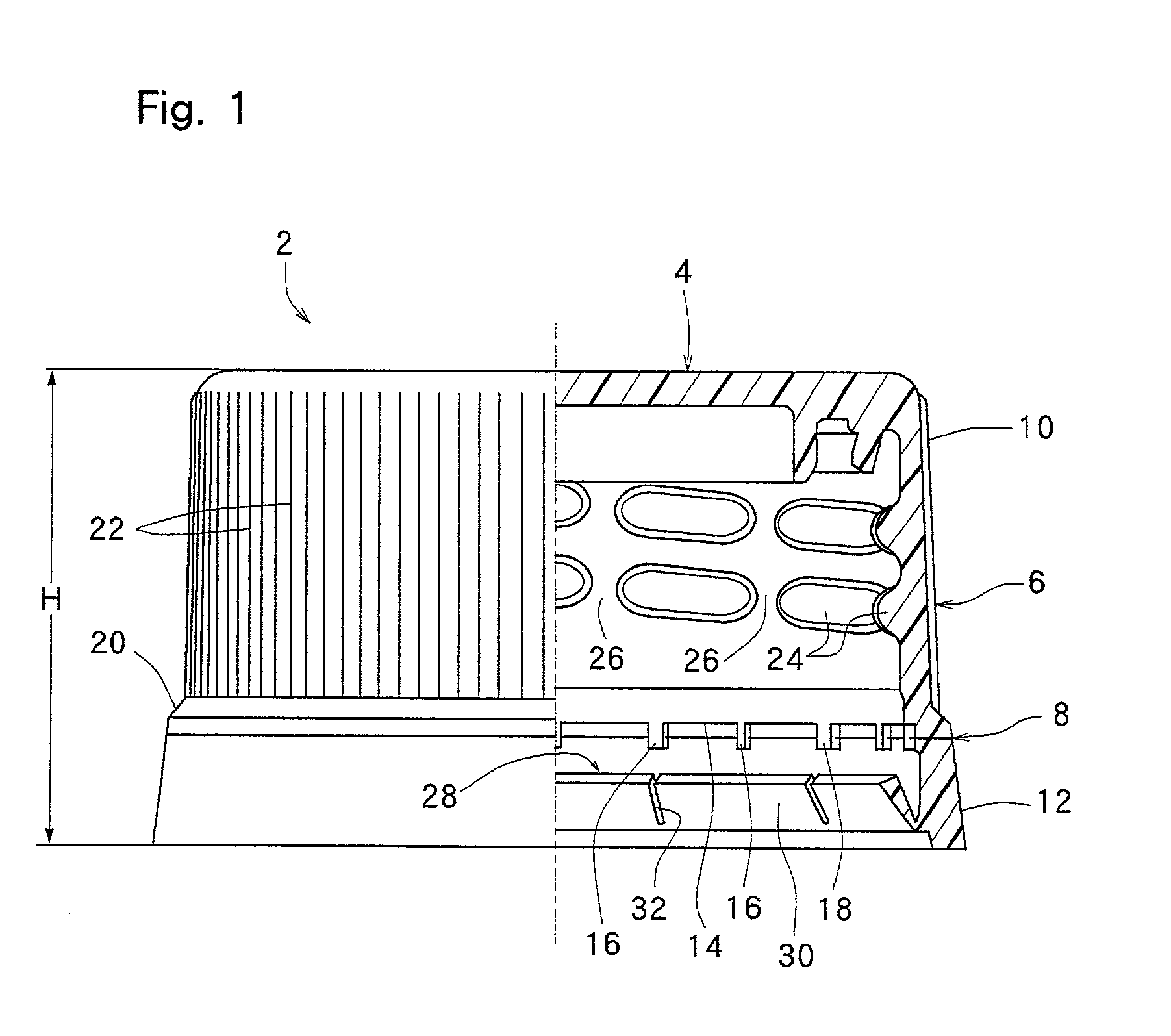 Plastic container closure