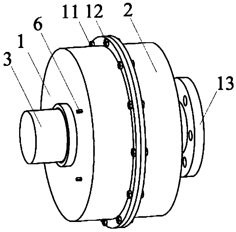 A rotary magnetic fluid generator