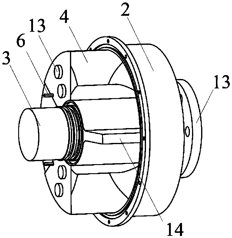 A rotary magnetic fluid generator