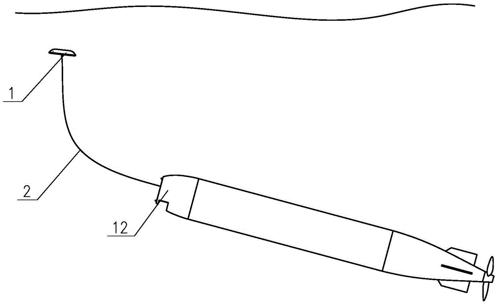 A detachable floating body device for AUV recovery