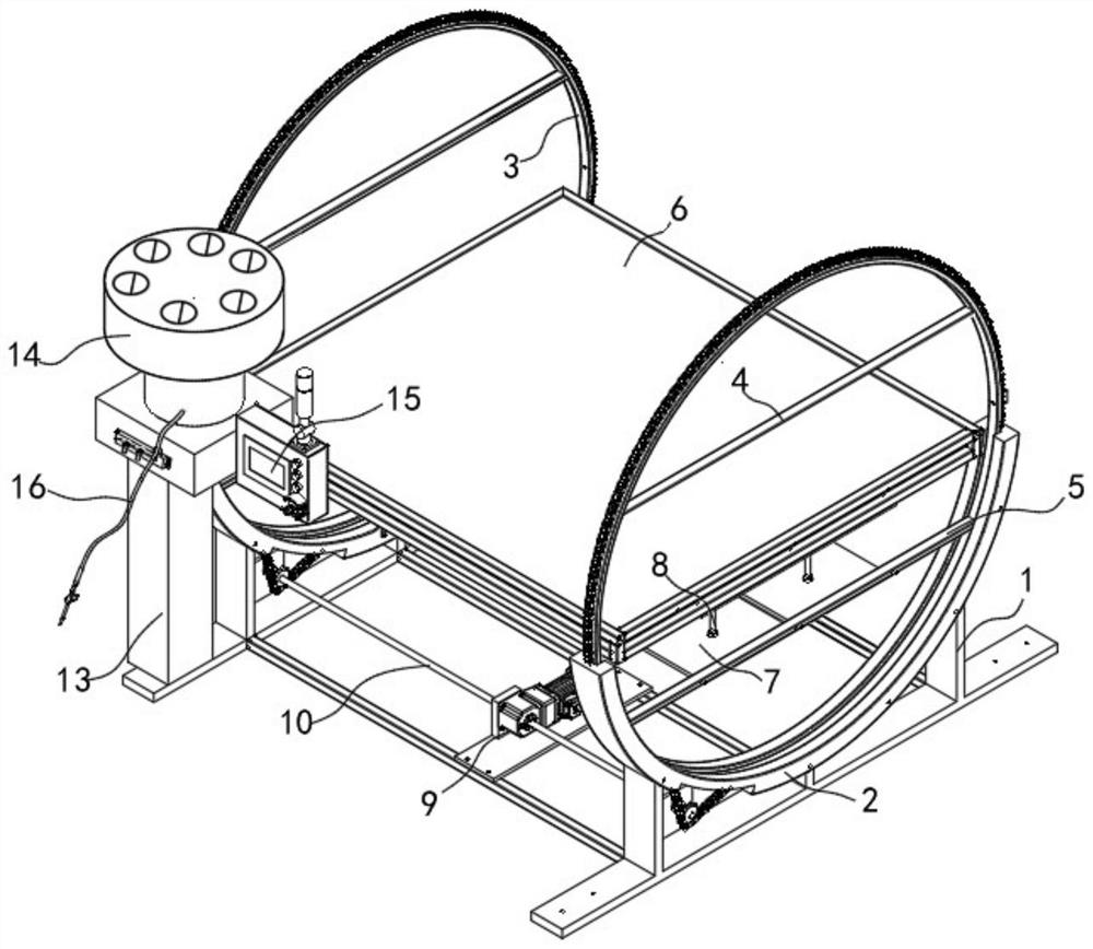 Intravenous injection and chemotherapy device for nursing in department of hematology